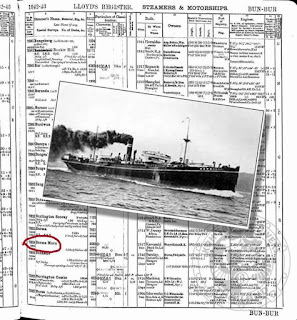 Old documents about the Burma Maru