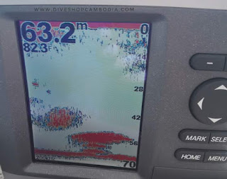 Depth sounder showing Burma Maru image